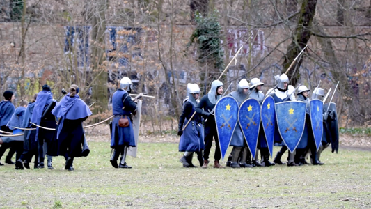 Formation mit Große Schildwall